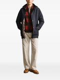 Gant raglan-sleeve corduroy-collar jacket